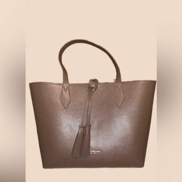 Like new! Paolina Italian Leather Tote bag Shopping bag for Women handbag - Picture 2 of 6